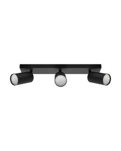 Oprawa ścienno-sufitowa MANAM GU10 3L BLACK 03765