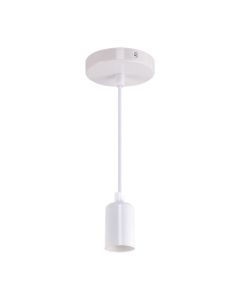 Lampa oprawa sufitowa wisząca UNO E27 CLG WHITE 03810