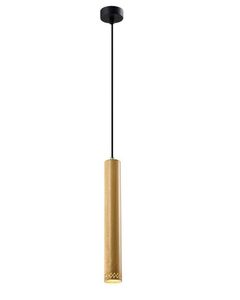 Tubo lampa wisząca drewniana oprawa 25W GU10 40cm 31-78599