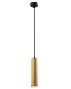 Tubo lampa wisząca drewniana oprawa 25W GU10 25cm 31-78582