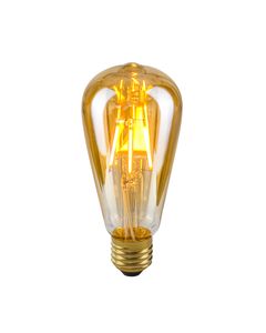 Żarówka LED Retro 4W E27 2200K Amber Bursztynowa LDS-ST64-A ST64 