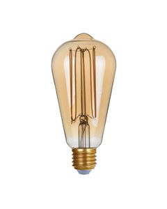 Żarówka LED Retro Edison 4W E27 2200K Bursztynowa 757-ST64-DIM-TH-AM 
