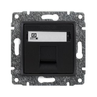 VENA Gniazdo komputerowe pojedyncze RJ45 (wkład MOLEX) antracyt 516165