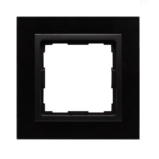 VENA 2 Ramka pojedyncza szkło akrylowe czarny-antracyt 5209181