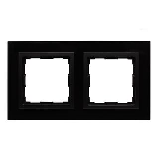 VENA 2 Ramka podwójna szkło akrylowe czarny-antracyt 5209182