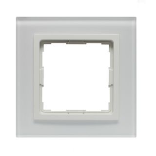VENA 2 Ramka pojedyncza szkło akrylowe biały-biały 5204181