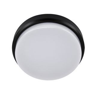 Lampa plafon hermetyczny SMD LED ARON C 12W BLACK 03800