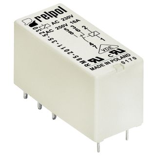 Przekaźnik elektromagnetyczny 1P 16A cewka 12V DC styki AgNi RM85-2011-35-1012
