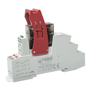 Przekaźnik interfejsowy 2P 8A ster. 24V AC styki AgNi zaciski Push-in PI84P-024AC-M91G-PS-2012