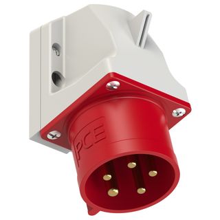 Wtyczka odbiornikowa 32A 3P+Z+N 400V IP44 525-6 