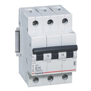 Wyłącznik nadprądowy RX3 3P B 16A 6000A 419169