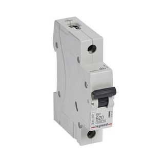 Wyłącznik nadprądowy RX3 1P B 20A 6000A 419137