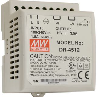 Zasilacz impulsowy 42W 3.5A 12VDC DR-4512