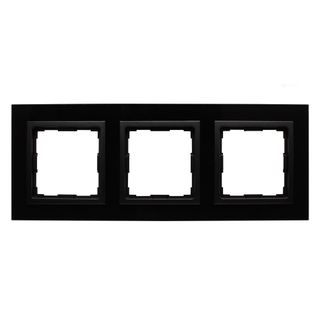 VENA 2 Ramka potrójna szkło akrylowe czarny-antracyt 5209183